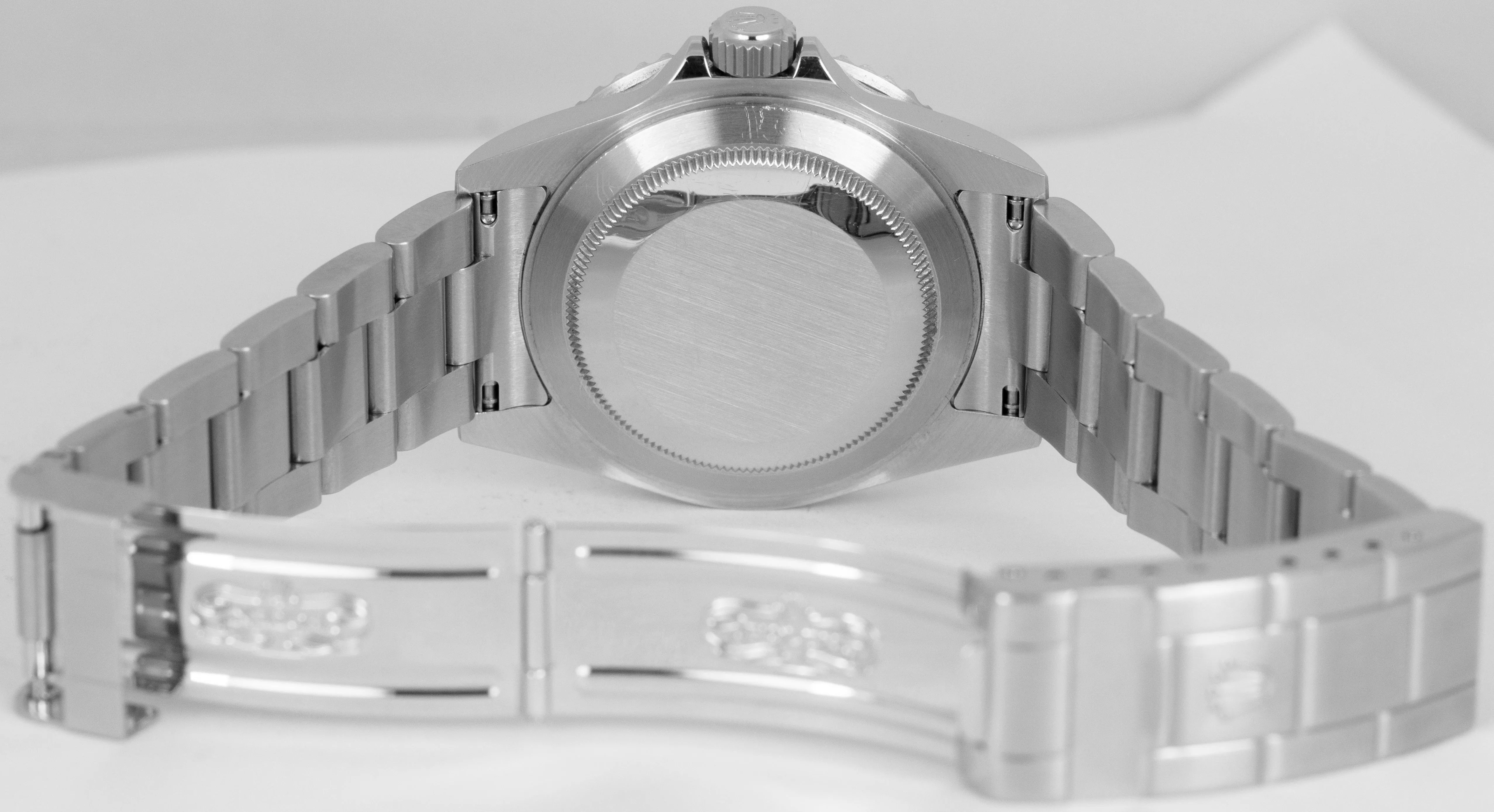UNPOL. 2009 Rolex Submariner Date Green KERMIT Steel SEL REHAUT Watch 16610 BOX