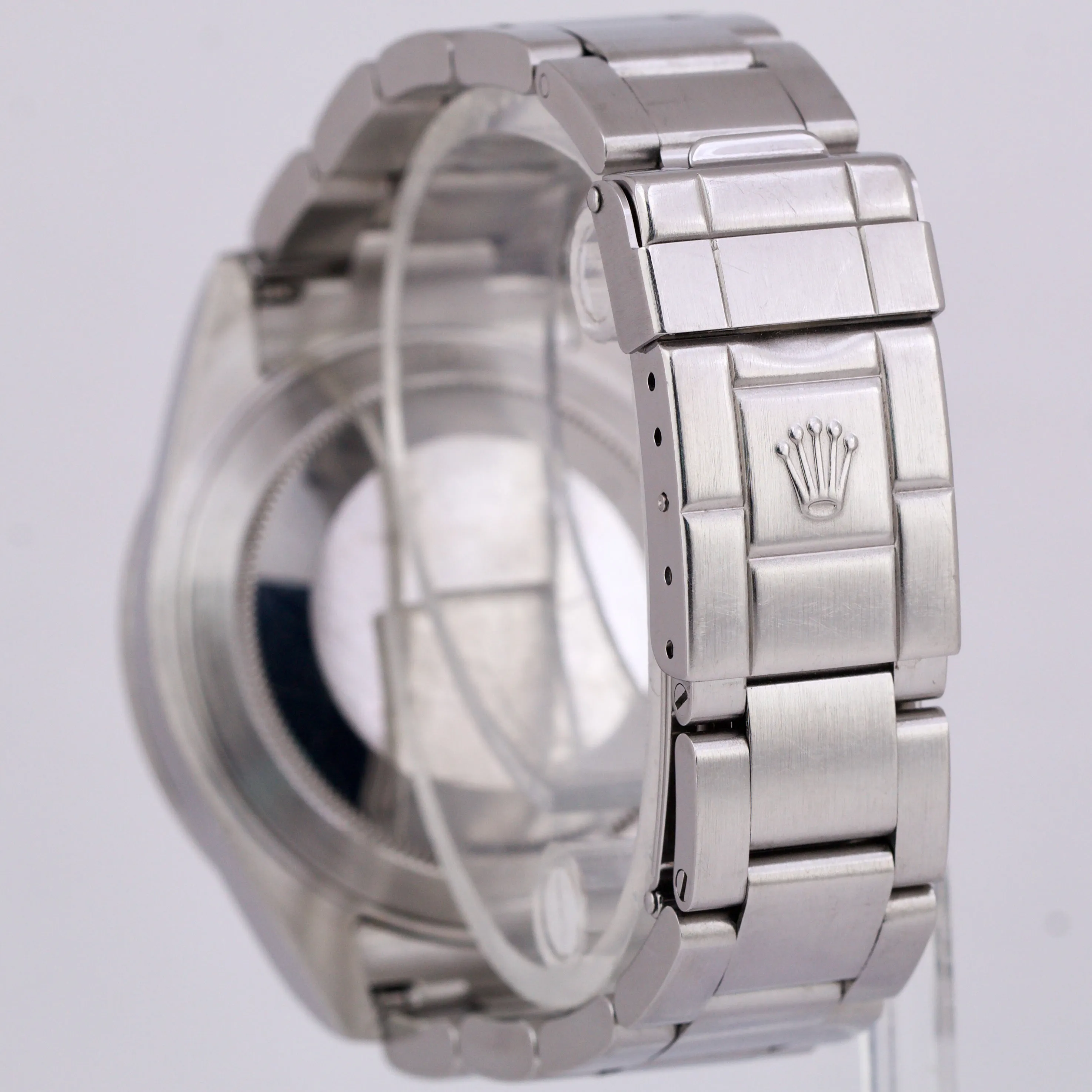 UNPOLISHED Rolex Explorer II Black REHAUT 40mm 3186 Stainless Steel 16570 Watch