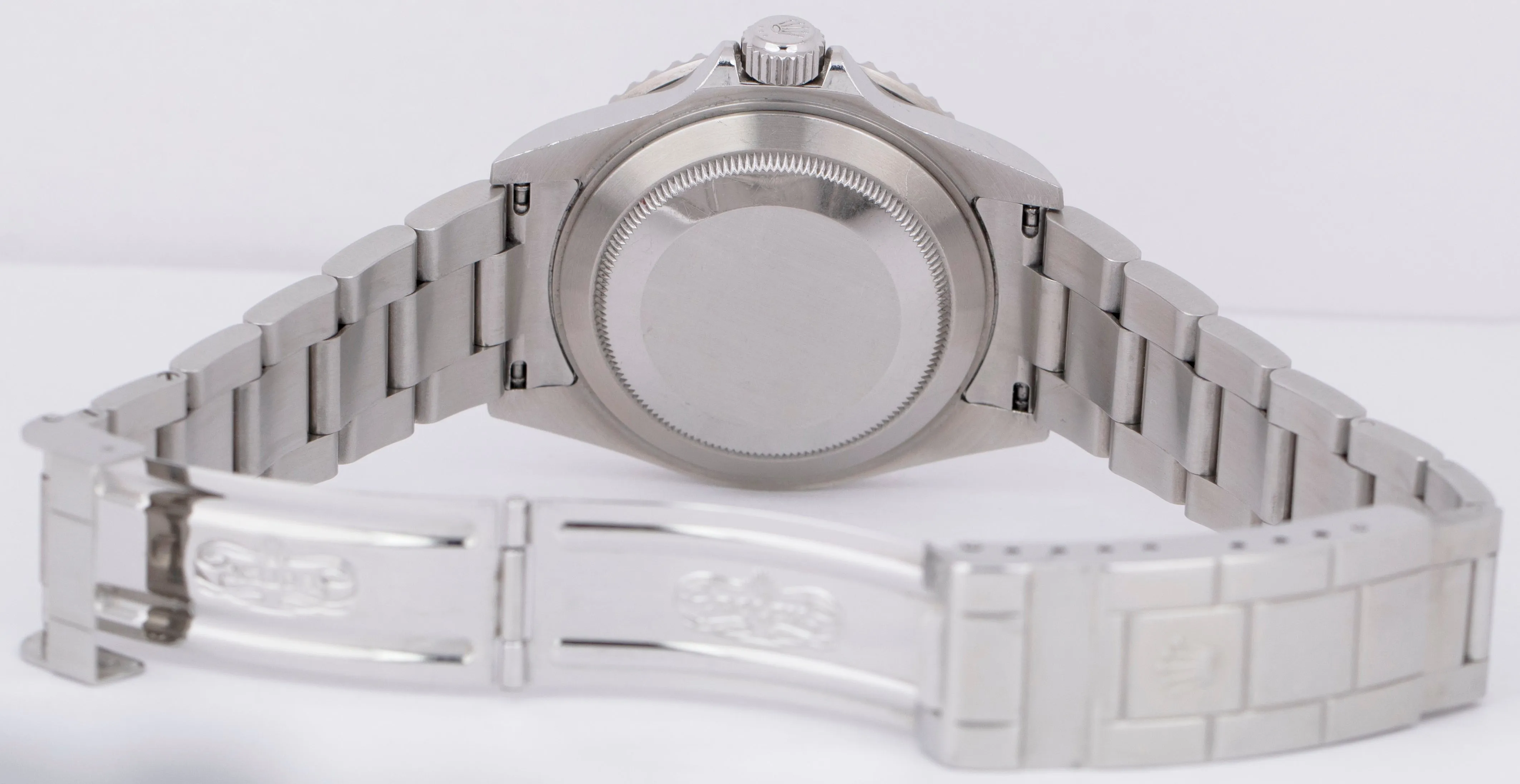 UNPOLISHED Rolex Submariner Date KERMIT Green 16610 LV Stainless Steel Watch