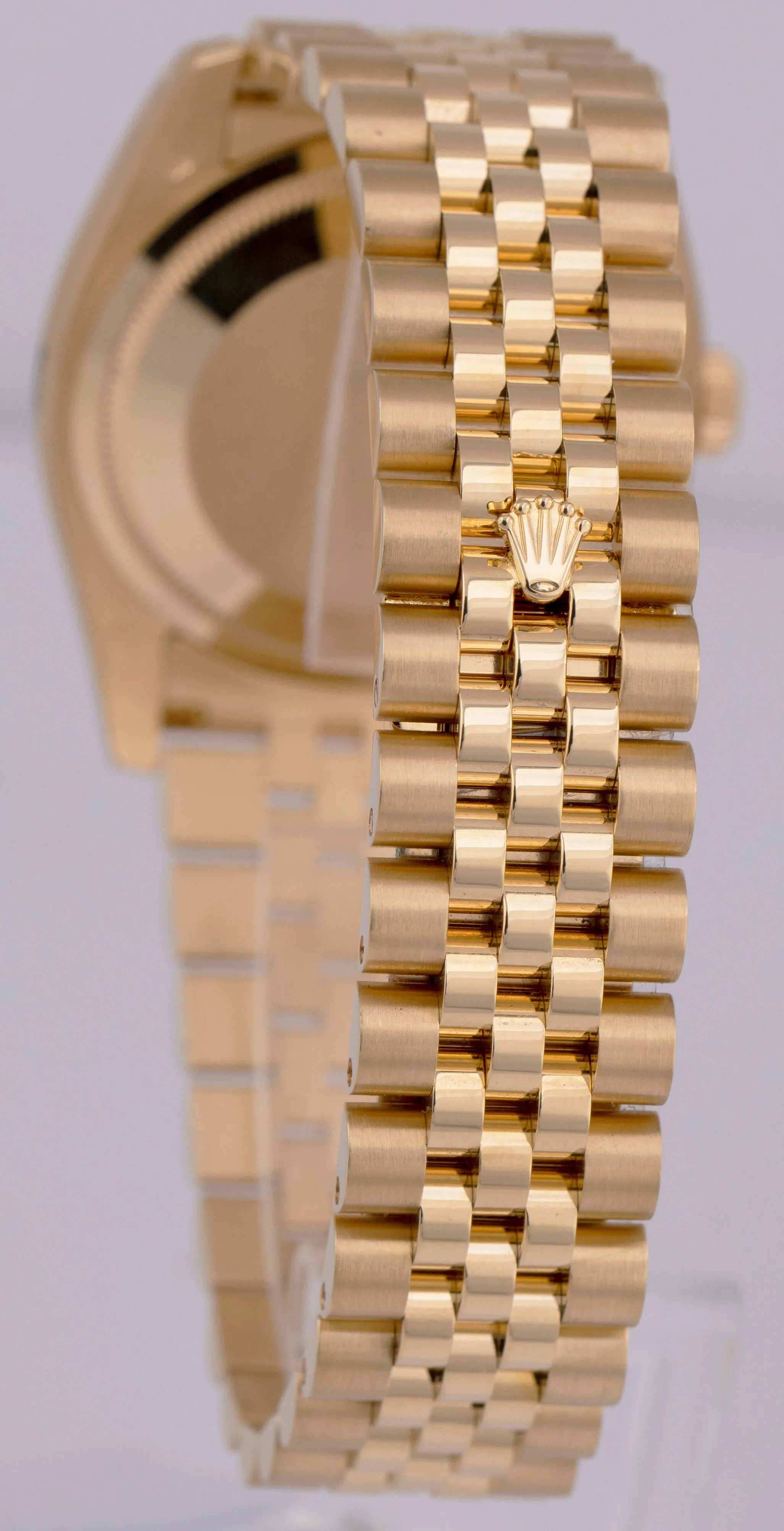 UNWORN STICKERED Rolex DateJust 36mm PAPERS 18K Gold Jubilee Watch 116238 B P