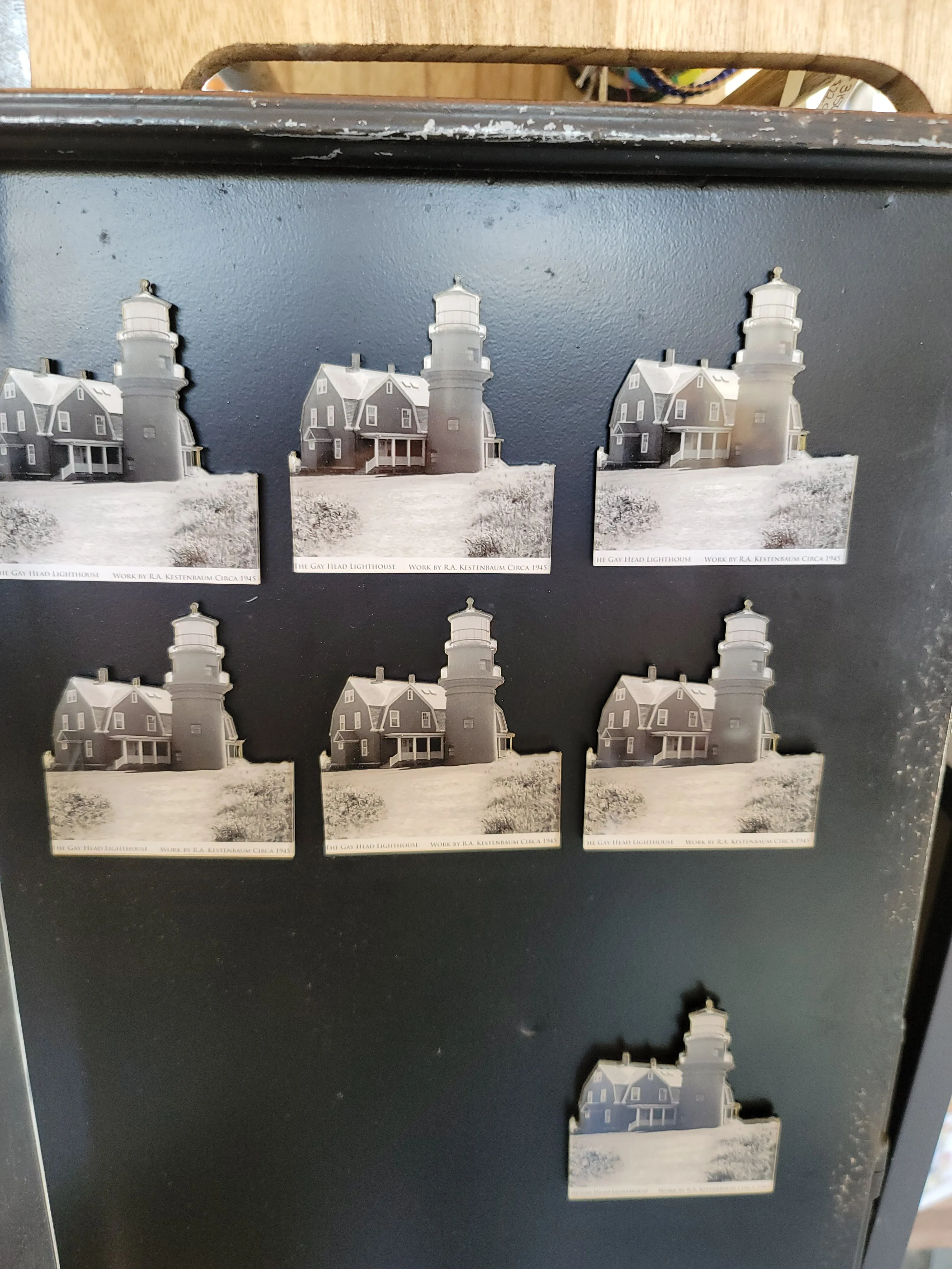 Vintage photo of the Gay Head Lighthouse circa 1945 Magnet