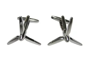 Wind Turbine Windmill Blade Design Cufflinks