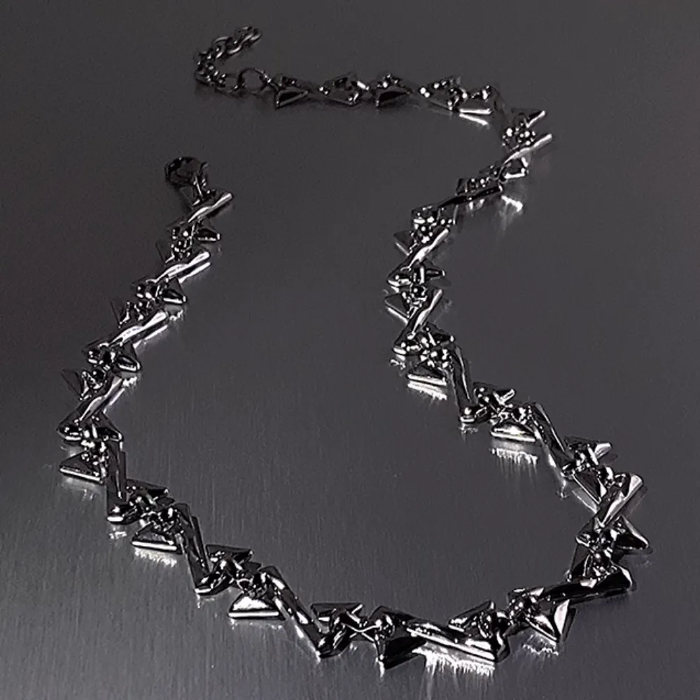 Z Letter Patchwork Necklace